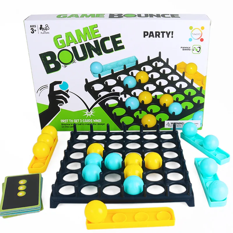 

NEW Jumping Ball Table Games 1 Set Bounce Off Game Activate Ball Game for Kid Family Desktop Bouncing Toy Game Bounce Gift