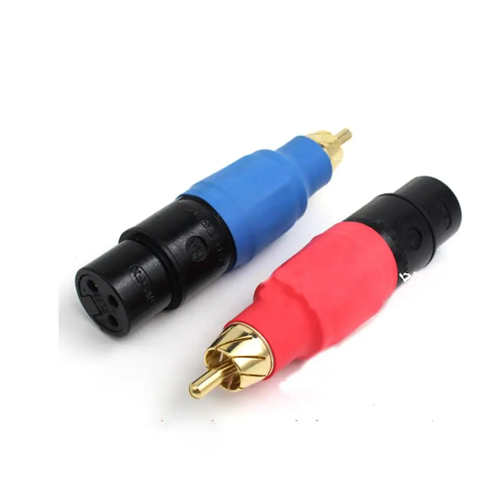 Colleimage Hifi 4x Neutrik XLR штекер к RCA и гнездо пара сбалансированный аудио конвертер
