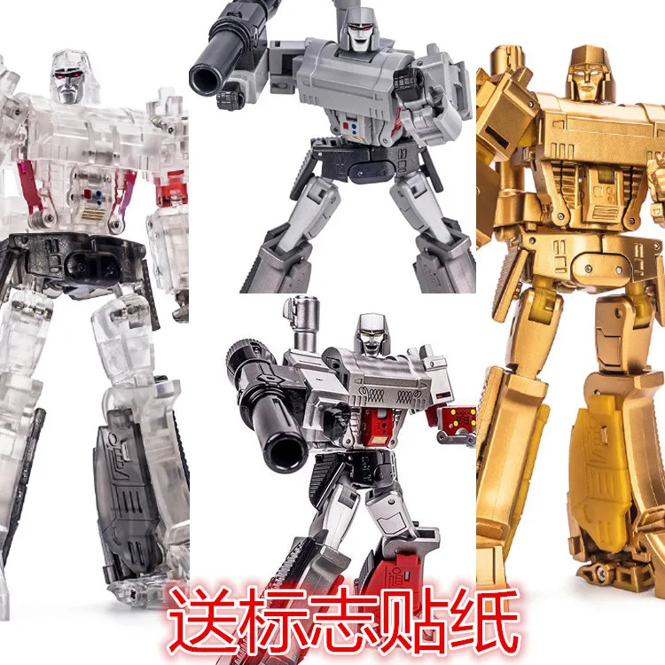 Карманная металлическая Золотая Лагуна-трансформер NA Megatrons Laowei G1 прозрачная