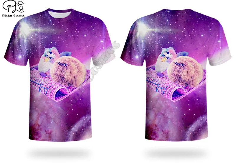 

Pizza cat 3D Printed Harajuku streetwear T shirts Funny man women Casual Short sleeve style-1 dropship