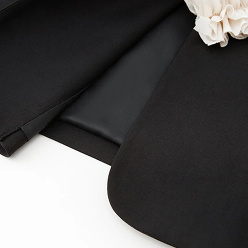 

VGH Hit Color Patchwork Blazer For Women Notched Long Sleeve Straight Lace Up Korean Blazers Female 2021 Spring Fashion Clothing