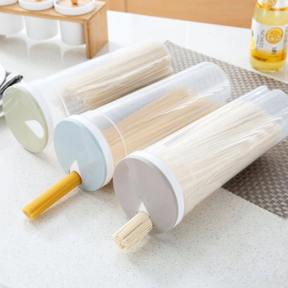 Plastic Noodle Storage Box Food Sealed storage Containers Leak Proof Jar Crisper for Cereal Spaghetti Pasta Grain | Дом и сад