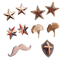 fashion brooch breastpin order of merit college army rank metal badges applique patches for clothing ee 2681