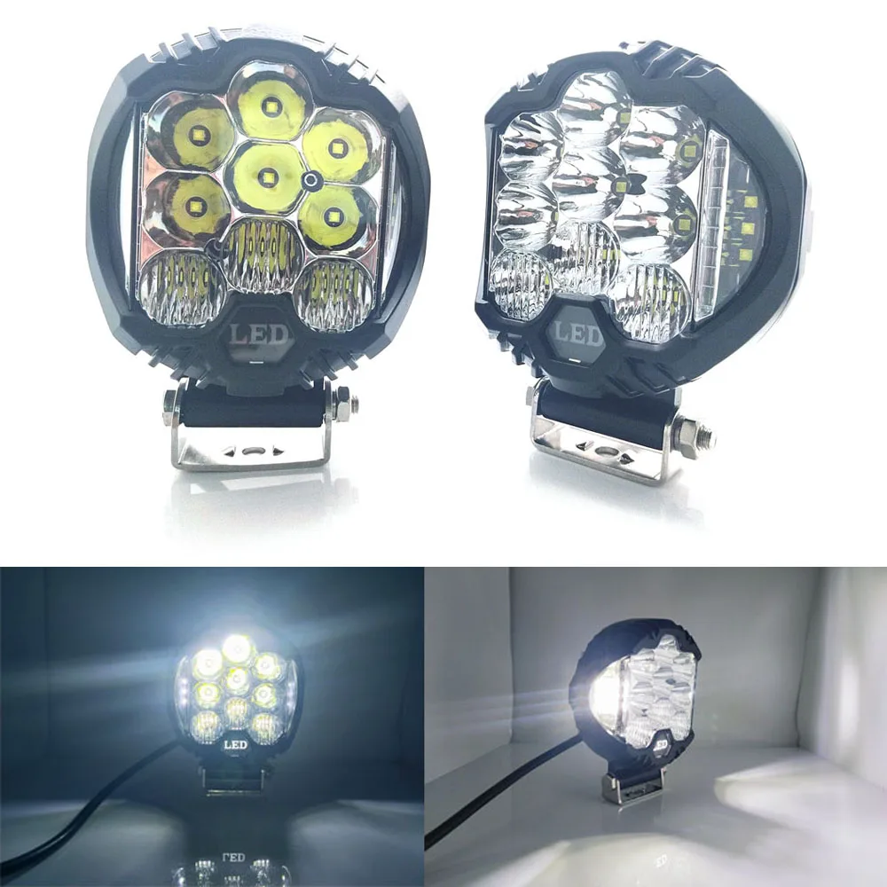

5 Inch 45W Led Work Light 6000K White 3000K Yellow Driving Light Fog Lights Spotlight Car Truck Off Road Motorcycle 12V 24V.