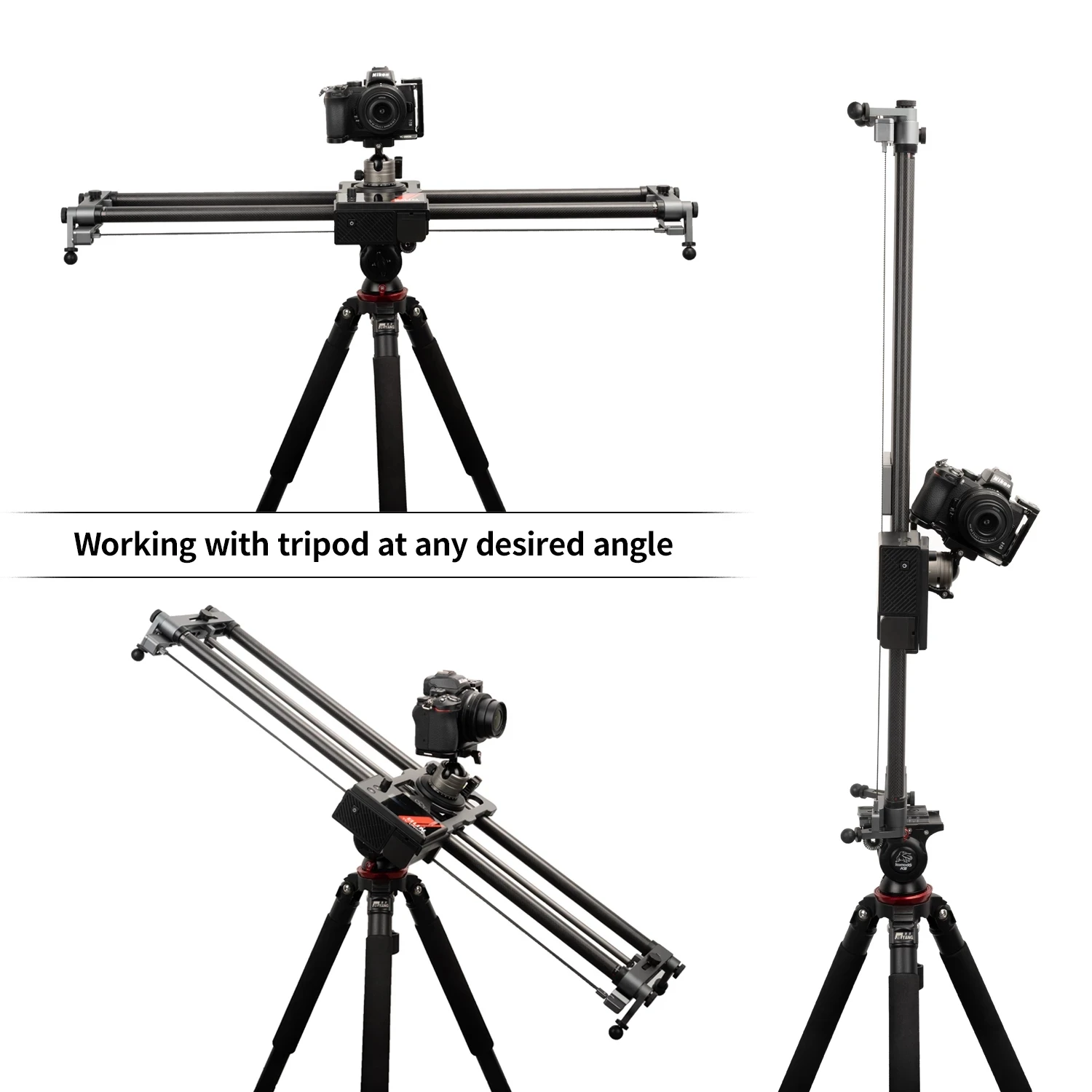 YC Onion Hot Dog 3.0 Camera DSLR Slider Motorized Rail Dolly App Control Phone Video Shooting Super Low Noise Motor 60-120CM | Электроника