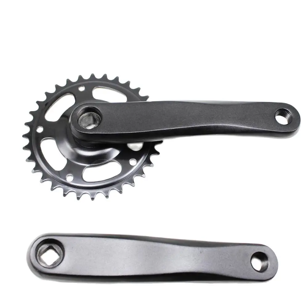 Односкоростной складной велосипед Crankset 32T * 170 мм из алюминиевого сплава цепное