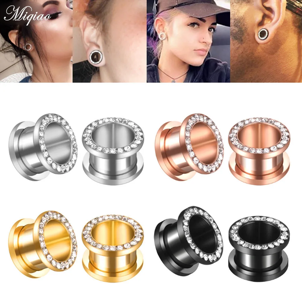 

Miqiao 2 Pcs Best-selling Body Piercing Stainless Steel Earrings Hot Sale