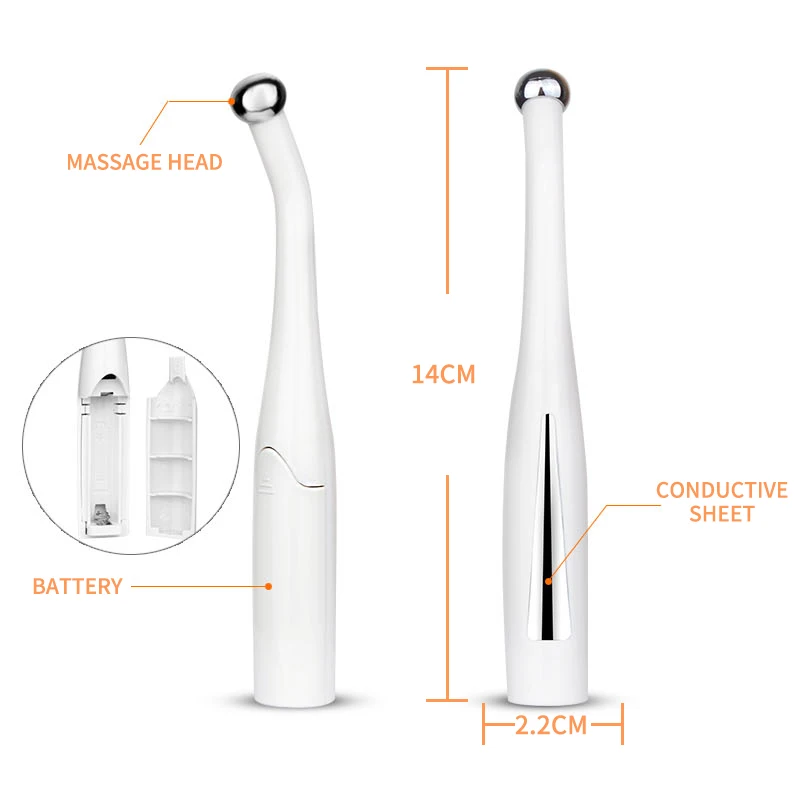 2 в 1 Электрический массажер для глаз против старения морщин накладки рельеф