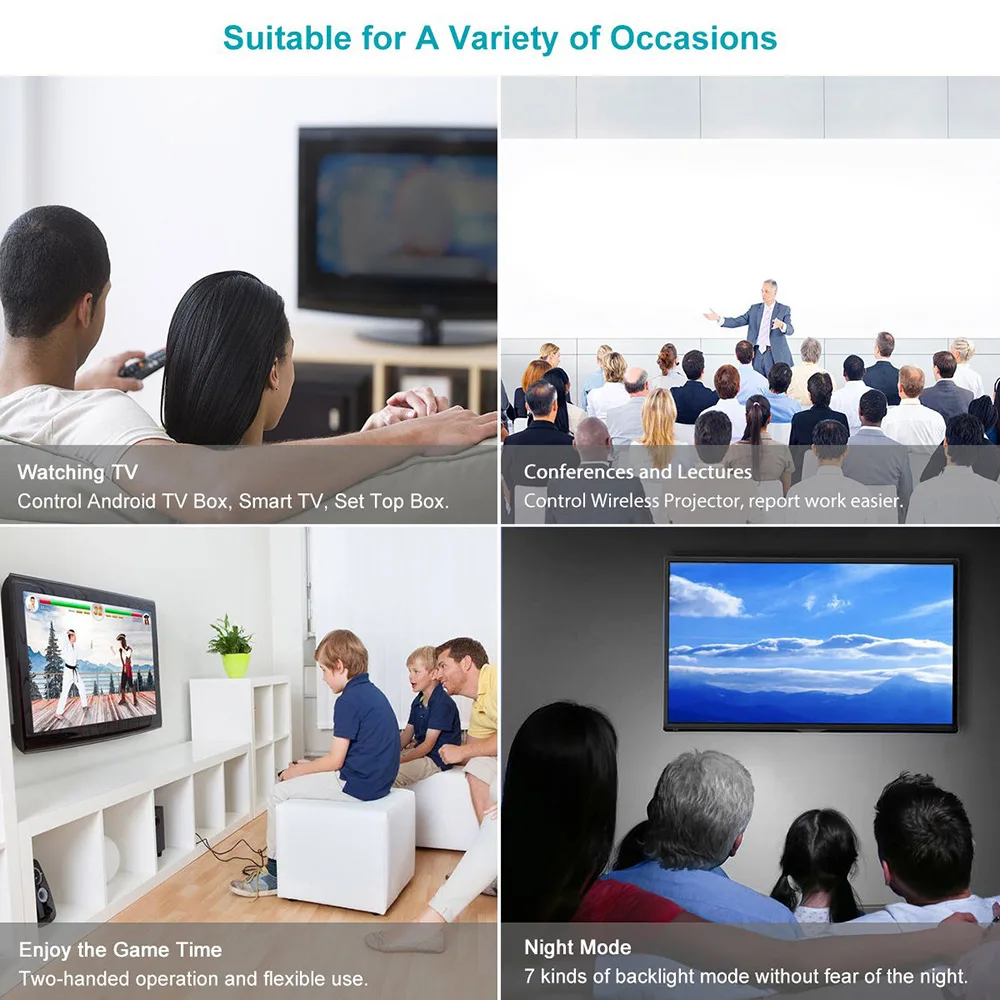 Беспроводная мышь с Bluetooth клавиатура голосовым дистанционным управлением 7