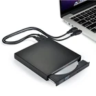 Внешний оптический привод для DVD, портативный CD-проигрыватель с USB 2,0, для ноутбуков Macbook