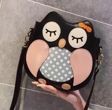 Горячая Распродажа женская модельная сумка с изображением совы из мультфильма