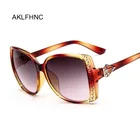 Очки солнцезащитные женские зеркальные, кошачий глаз, в винтажном стиле