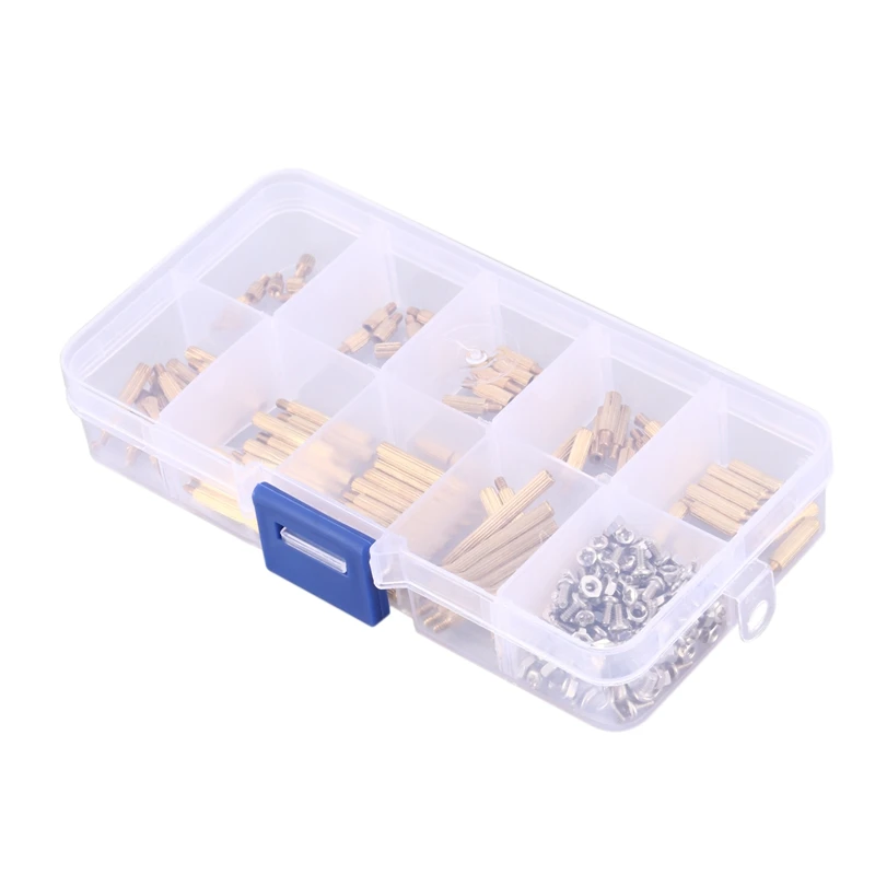 270 шт./компл. M2 латунные шпильки столбы противостояние прокладки винт изоляции