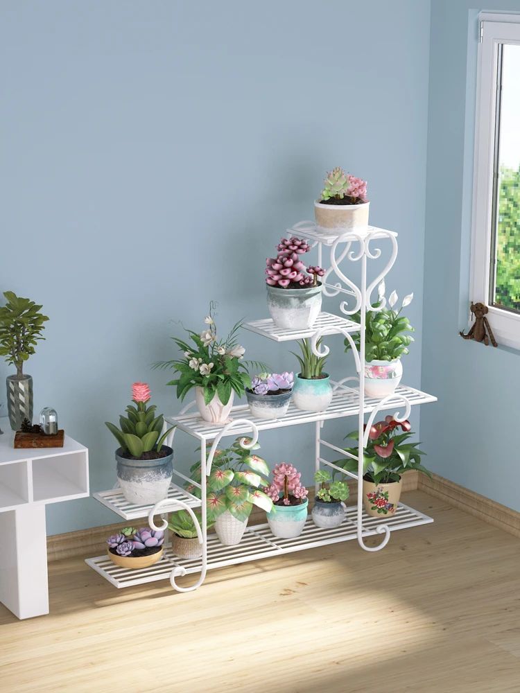 Цветочный горшок с полым интерьером для гостиной простой цветочный на балконе |