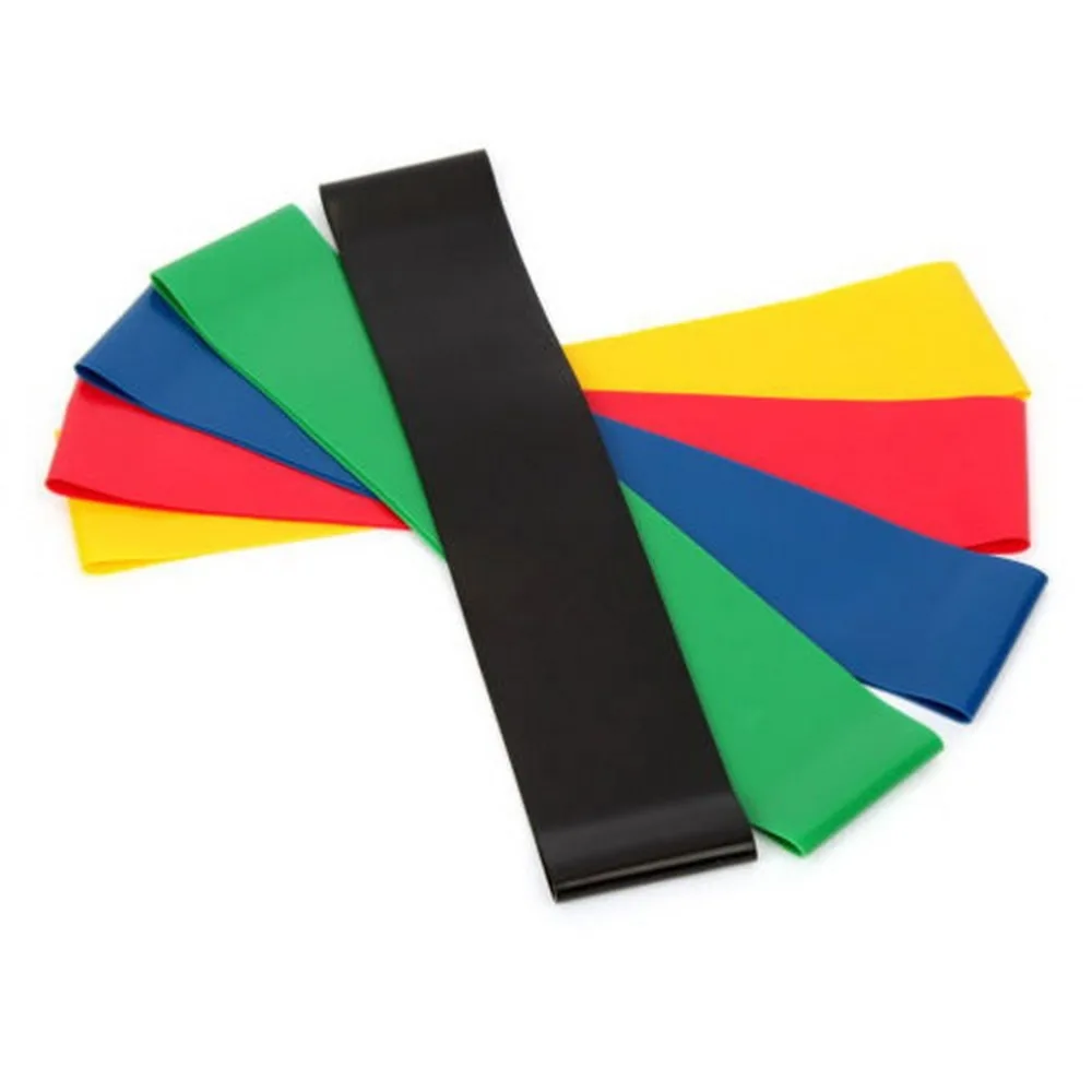 Эластичная лента петля для йоги пилатеса дома фитнеса упражнений тренировок