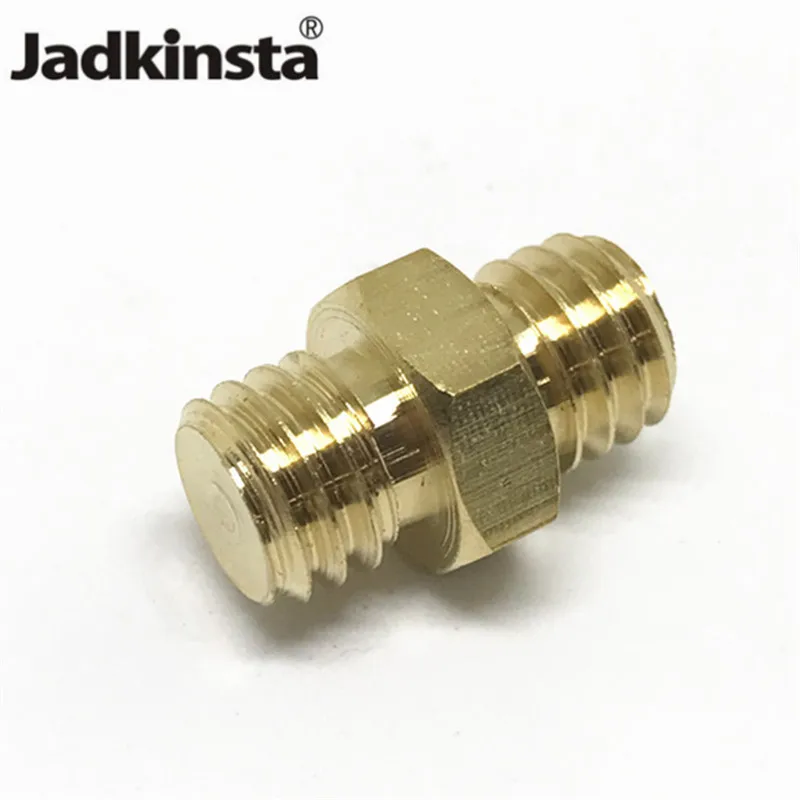 Jadkinsta золотой цвет 3/8 &quotПапа до 3/8&quot Мужской штатив резьба Винт адаптер Латунь