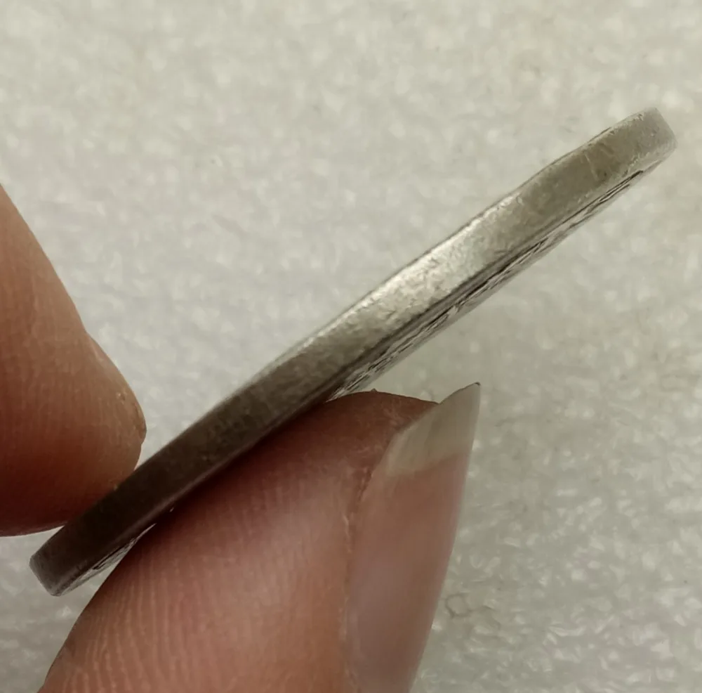 Австрийские голландские 1/2 дукатон-Мария Терезия 1754 латунные посеребренные копии монет