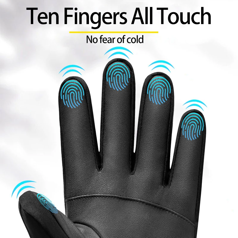 Autumn Winter Men Women Gloves TouchScreen Waterproof Windproof Outdoor Sports Warm Cycling Snow Ski Full Finger |
