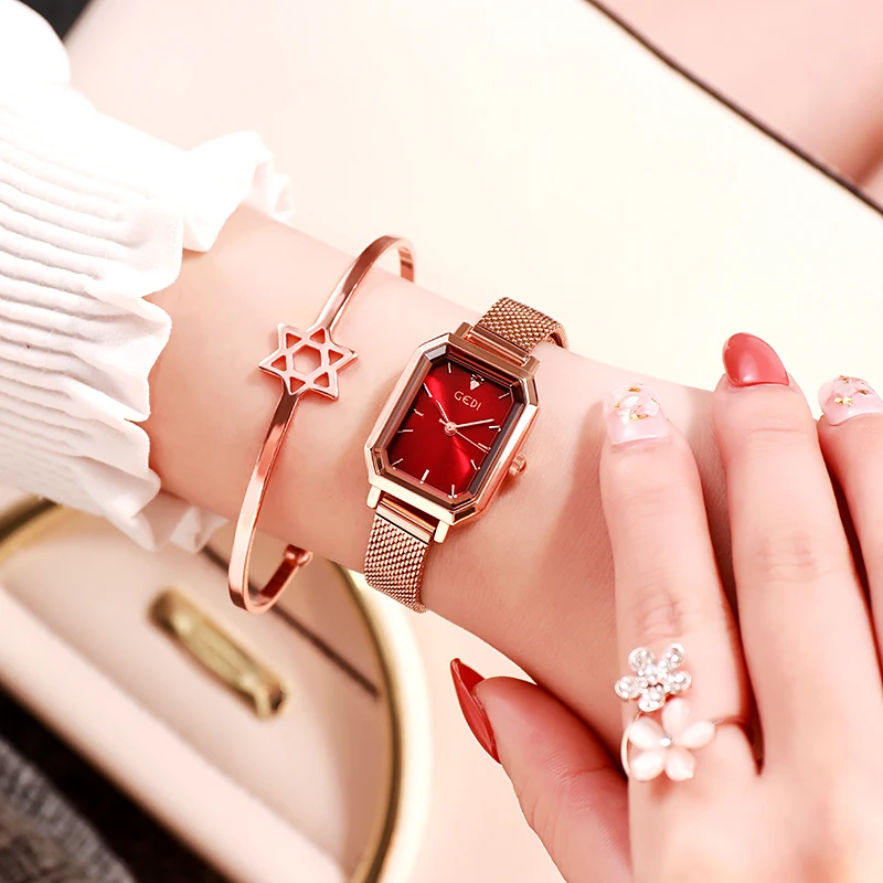 

Waterproof Fashion Women Watches Luxury Brand Mesh Strap Women's Quartz Wrist Watch Casual Small Ladies Watch Female Clock 2021