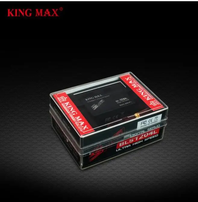 KingMax BLS1204L 50 г 12 кг цифровые металлические шестерни низкий профиль для Сервомотора 1/8, 1/10 гоночный автомобиль Электрический Дрифт автомобиль 600-700 вертолет хвост