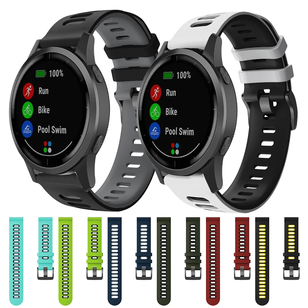 

Ремешок для часов Vivoactive3 Correa, силиконовый ремешок-браслет для Garmin Vivoactive 4 3/Venu, для Forerunner 245M 645