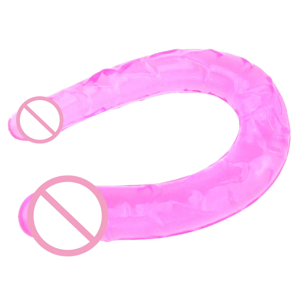 31 см двойная длинная мягкая железная фаллоимитатор для лесбиянок вагинальная