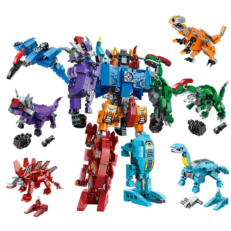 Пижама с динозавром меха деформации город гвардии робот просвещение