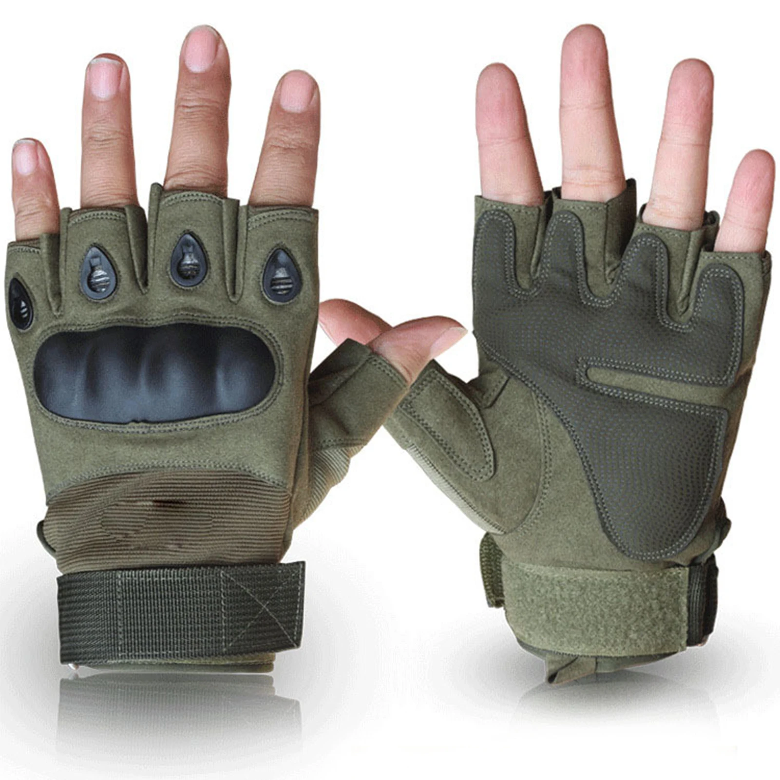 Tactical Hard Knuckle Half Finger Gloves Men's Army Military Combat Hunting Shooting Airsoft Paintball Police Duty Fingerless 2 Tactical Hard Knuckle Half Finger Gloves Men's Army Military Combat Hunting Shooting Airsoft Paintball Police Duty Fingerless 2