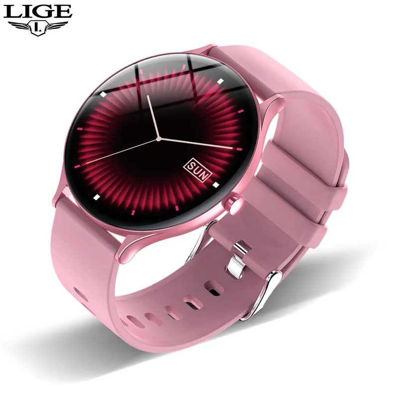 Смарт часы LIGE женские и мужские спортивные водонепроницаемые электронные фитнес