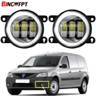 Автомобиль Стайлинг светодиодный H11 противотуманные светильник ангельский глаз DRL 12 В для Dacia Logan пикап США 2008-2015 для Renault Logan Estate KS 2007-2015