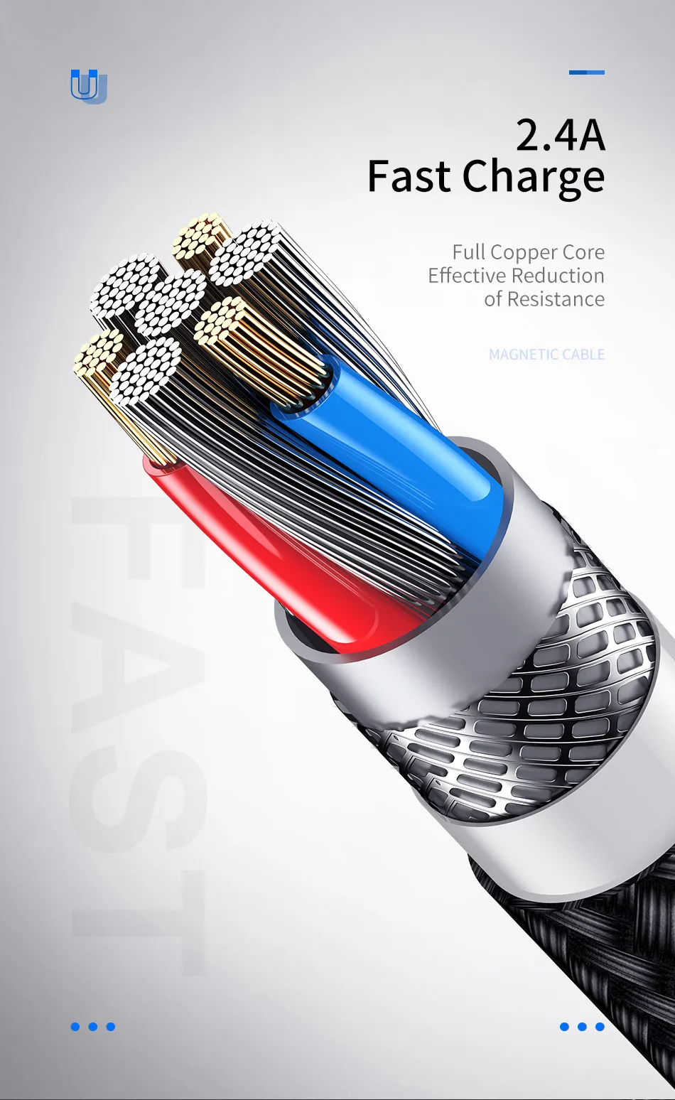 YKZ Магнитный кабель Micro USB кабель для iPhone samsung type C Магнитный зарядный USB кабель Micro USB C Магнитный телефонный кабель освещение