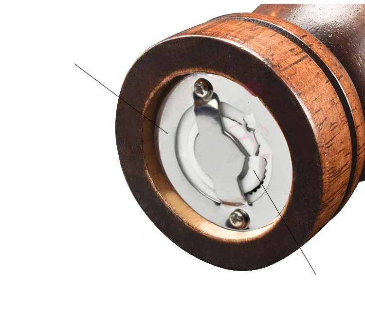 1 шт. классический деревянный дубовый соли специй перца валковая мельница для