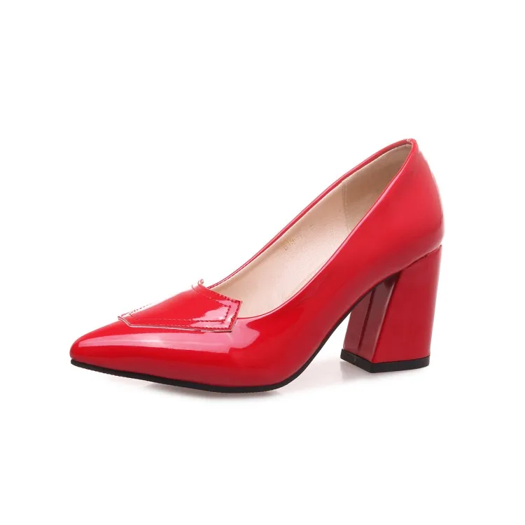 Женские туфли на высоком каблуке туфли-лодочки тонкие с острым носком Большие