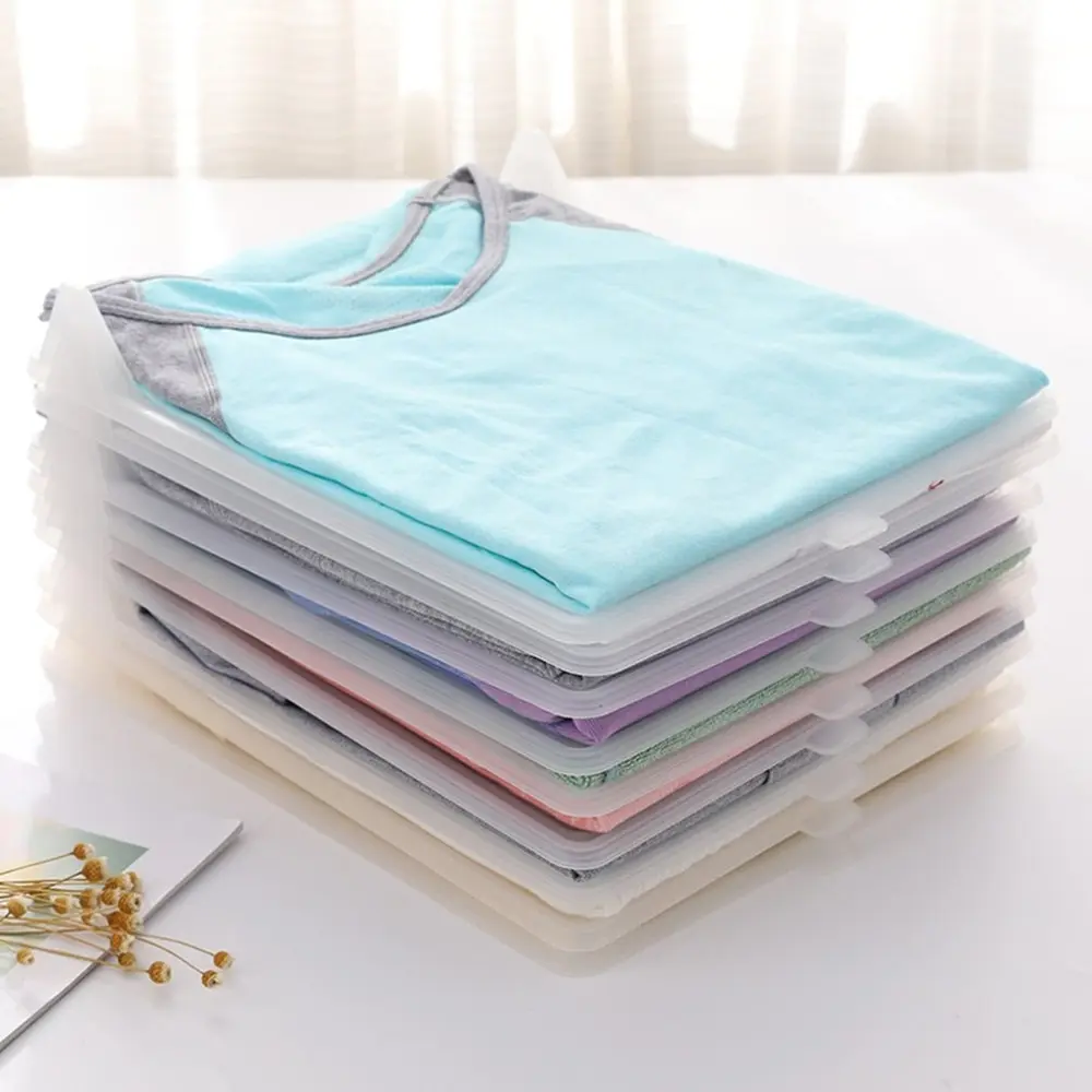 

1 pc Multifunctional Durable Plastic Laundry Storage Fold Board Unique Clothing Shelves Stacked Board Organizer Tools