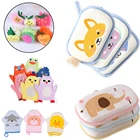 Щетки для ванны, товары для душа, удобные мягкие полотенца, Аксессуары для младенцев, детей, детская хлопковая губка для мытья тела