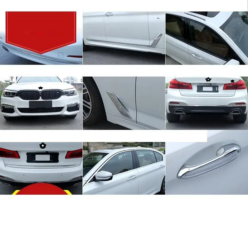 Авто корпус окна автомобиля модифицированный декоративный Хром Стайлинг стикер