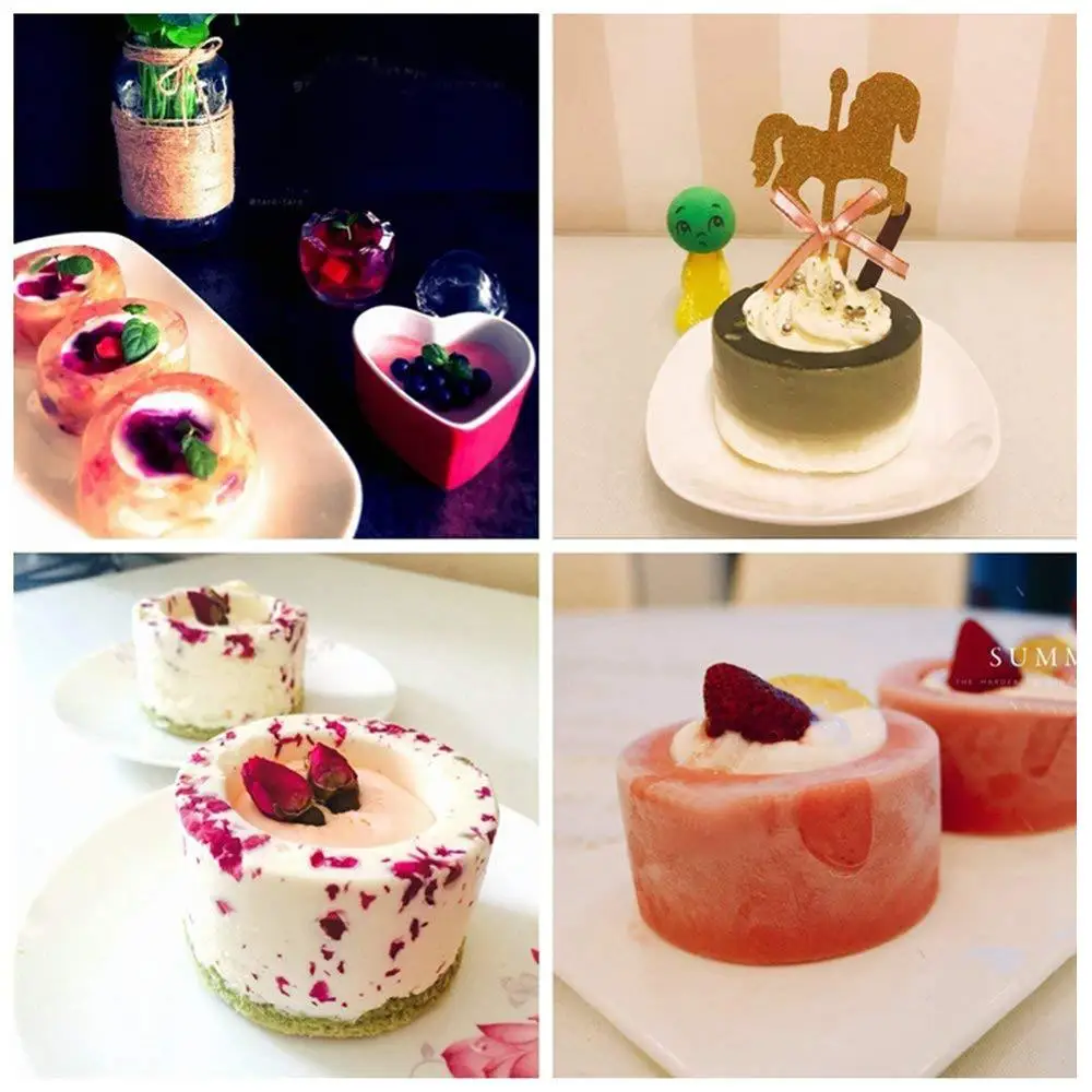 

6 Holes 3D Baking Mold Silicone Pudding Cupcake Art Mould Bake Pastry Mousse Chocolate Cake Tools