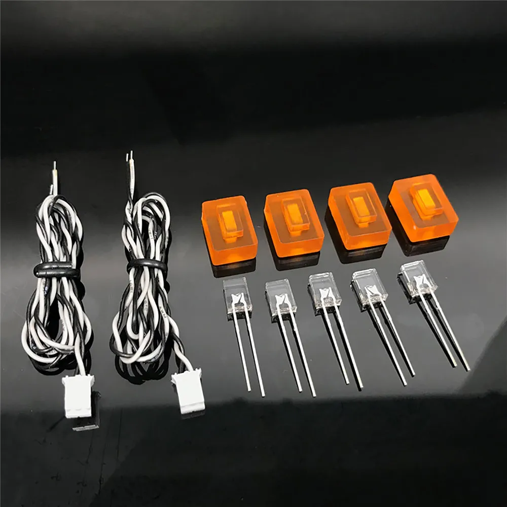 Светильник ковая фара Светодиодный Боковой габаритный фонарь для 1/14 Tamiya Scania R470