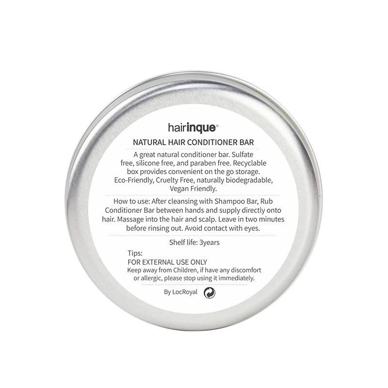 

HAIRINQUE Organic hair tangerine conditioner bar handmade inlcude VITAMIN C moisturising hair solid conditioner bar