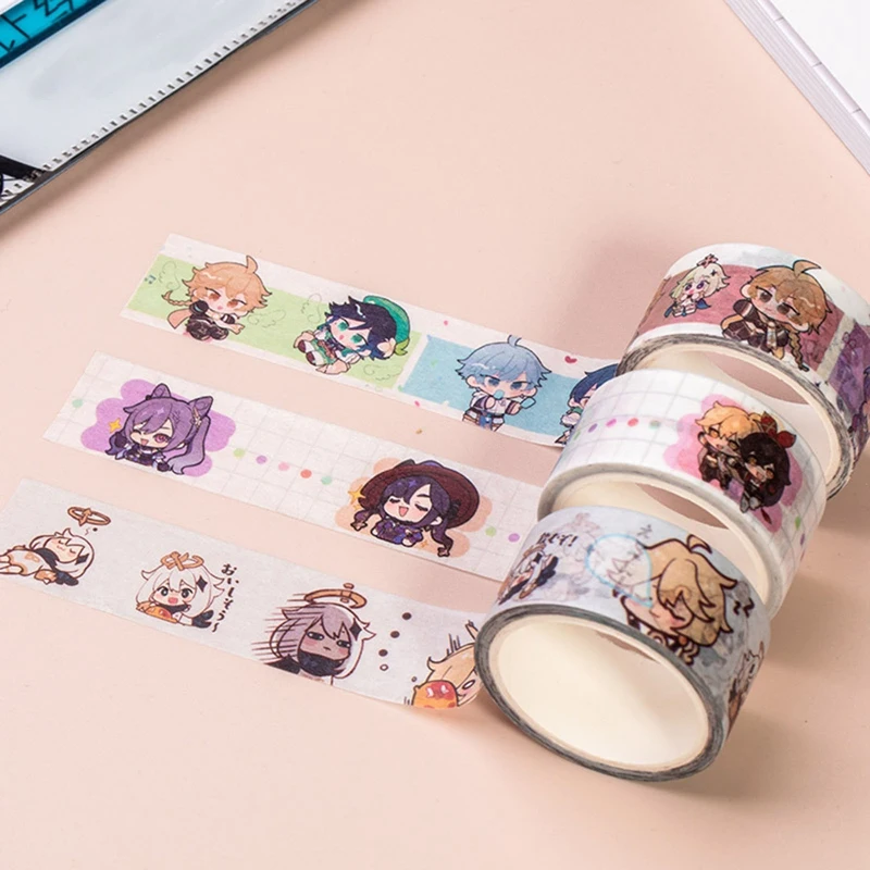 Аниме Genshin рассекающий демонов ююютсу кайсен бензопила ударный большой бумажный