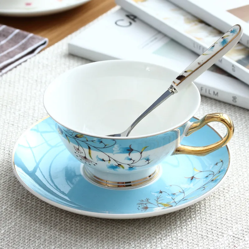 Забавная Роскошная чашка и блюдце в китайском стиле набор керамических чашек для