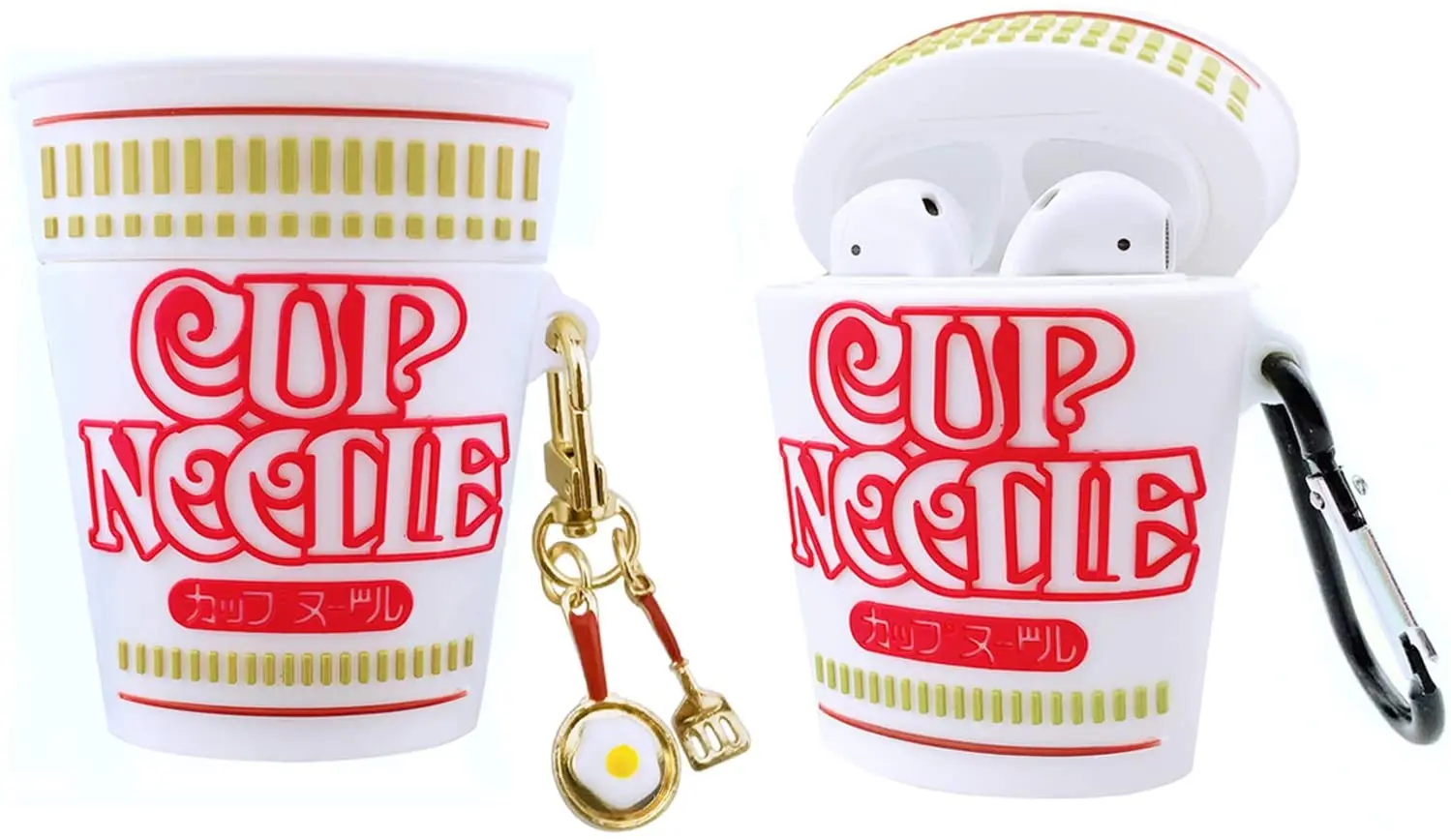 

For AirPod pro 2 1 Case Korea Cute 3D Cup Noodles Pendant Soft Silicone Wireless Earphone Cases for Apple Airpods 3 Case Cover