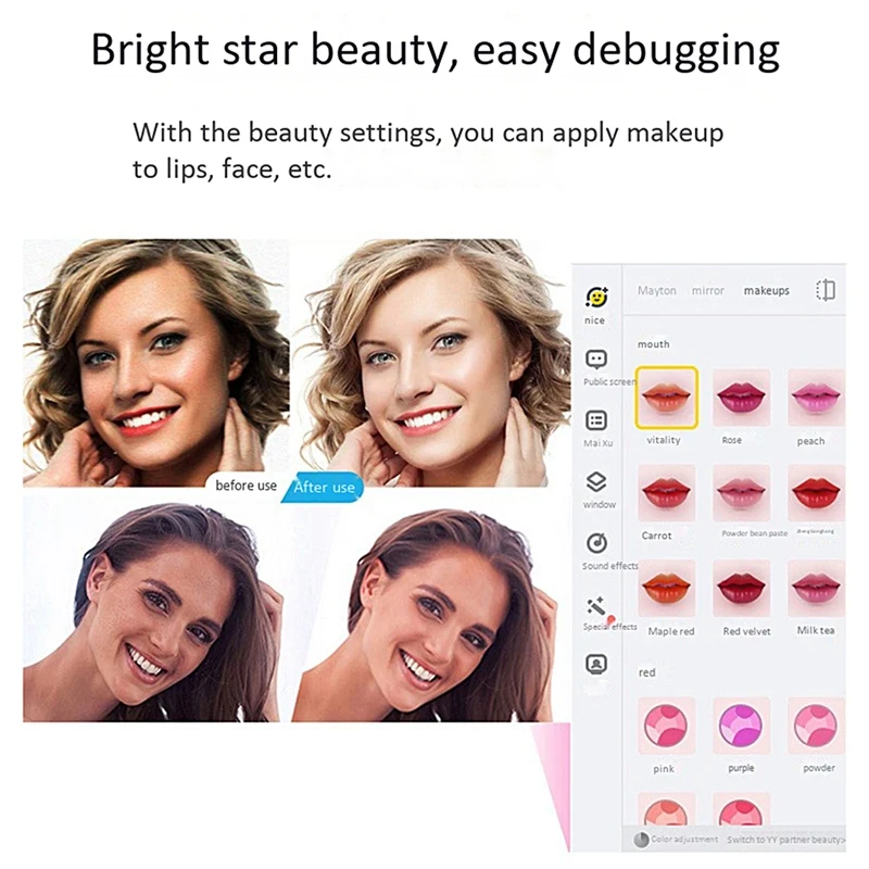 

2K HD USB Dual Microphone Live Webcam 8 Million Usb Computer Camera Suitable for PC USB Plug and Play