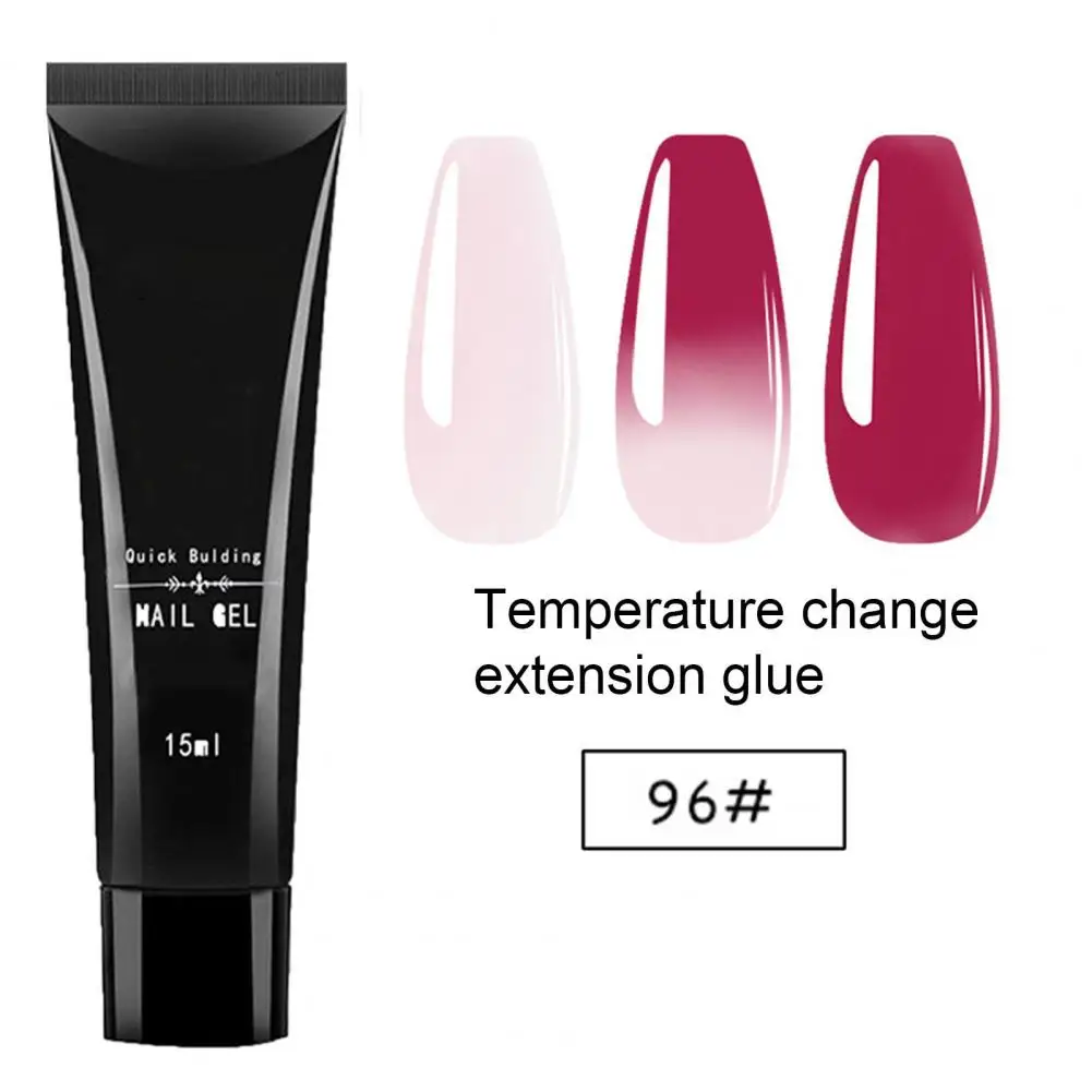 

15ml Temperature Change UV Glue Builder Nail Polish Extension Gel DIY Manicure