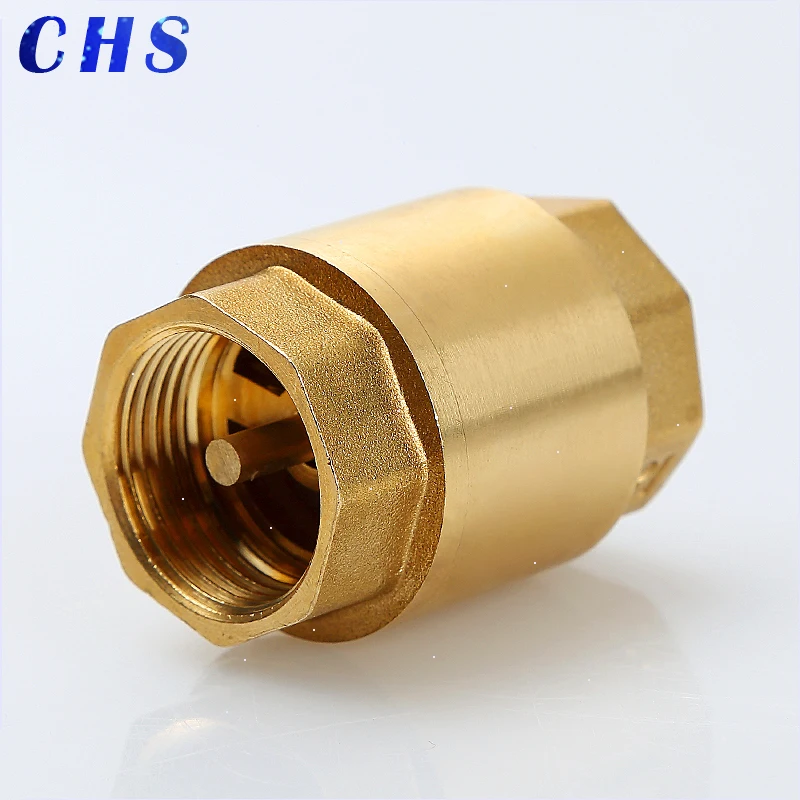 1 шт. DN15/DN20/DN25 NPT латунная Женская резьба в линии пружина обратный клапан 25 мм