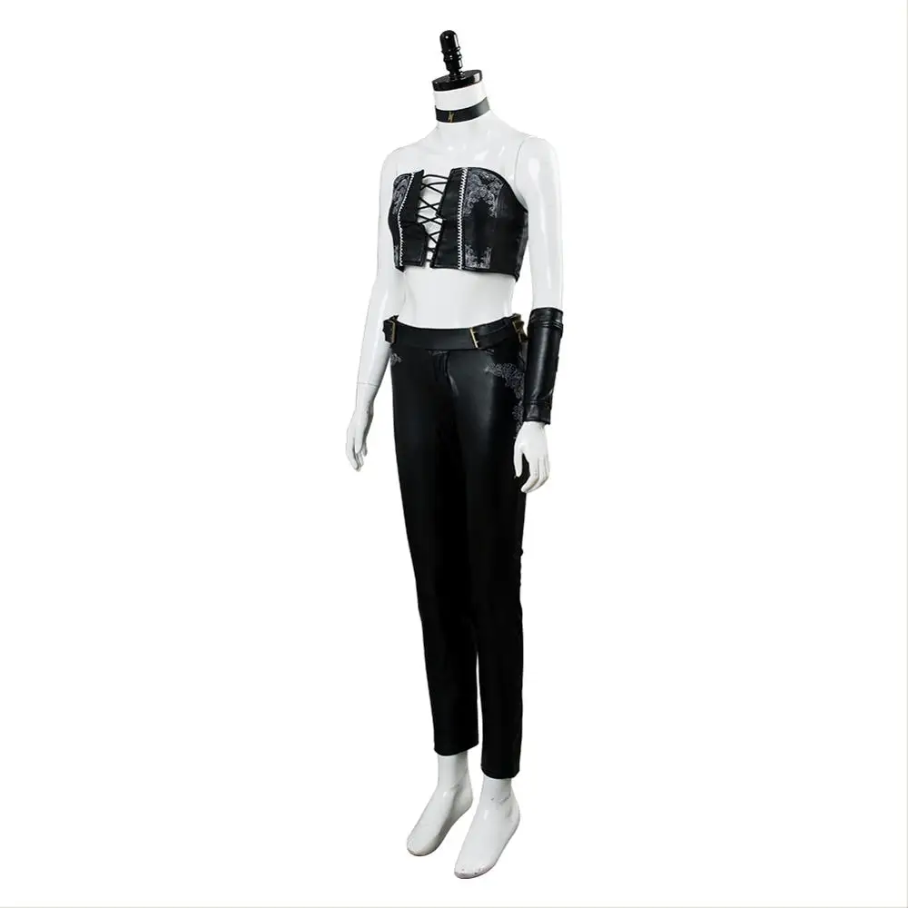 May Cry 5 Trish Cosplay Costume Tube Top Outfit Full Suit Halloween Carnival Costumes | Тематическая одежда и униформа
