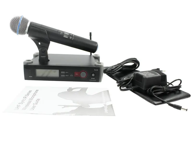 SLX24 UHF караоке беспроводная микрофонная система с передатчиком микрофонная стойка монтажный кронштейн стойки наборы