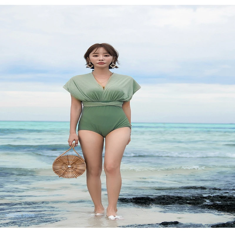 

50pcs 2021 new solid color one-piece swimsuit female special fabric hot spring sexy quick-drying swimsuit