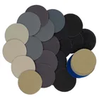 Наждачная бумага, 100 листов, 2 дюйма, 50 мм, водостойкая, с крючком и петлей, из карбида кремния, от 60 до 10000 Грит, для полировки автомобиля, влажной или сухой шлифовки