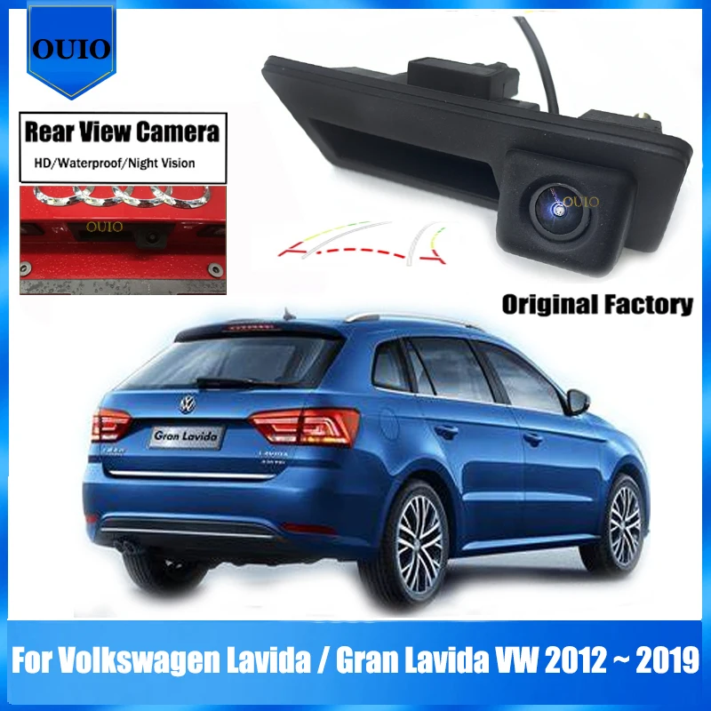 

Original Screen Input Rear Camera For Volkswagen Lavida / Gran Lavida VW 2012 ~ 2019 2016 Trunk Handle Parking Reversing Camera
